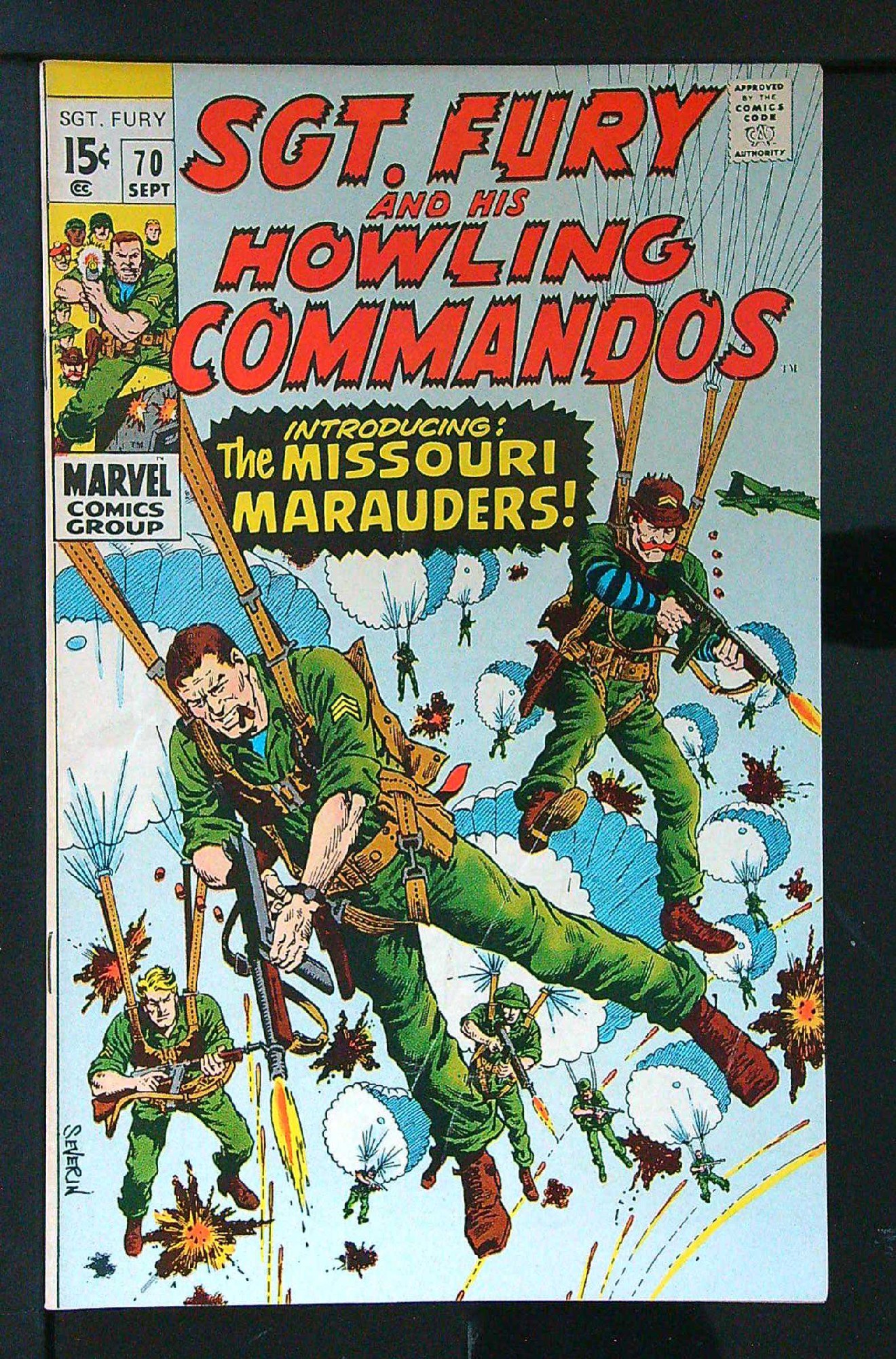 Cover of Sgt. Fury & His Howling Commandos #70. One of 250,000 Vintage American Comics on sale from Krypton!