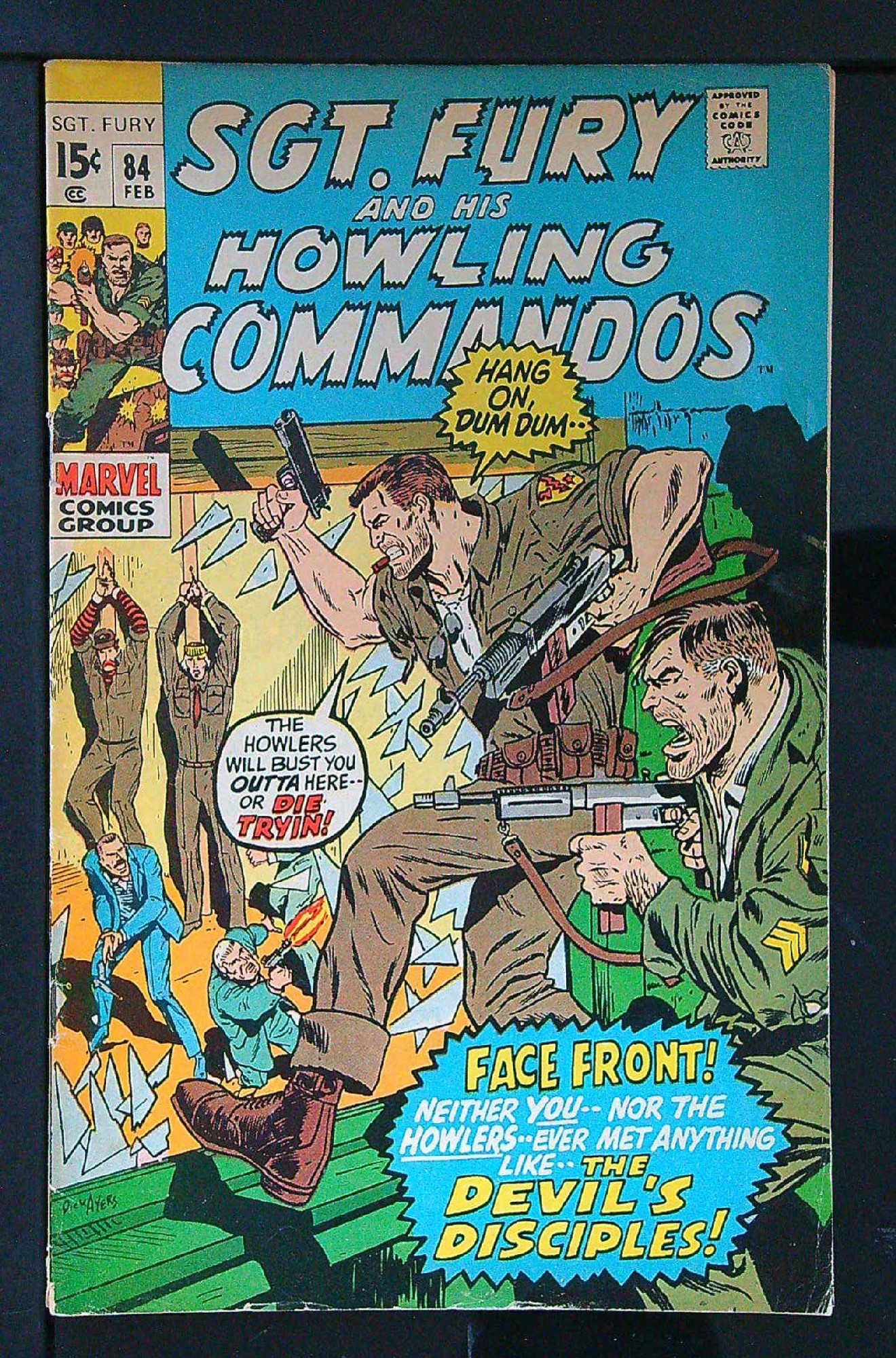 Cover of Sgt. Fury & His Howling Commandos #84. One of 250,000 Vintage American Comics on sale from Krypton!