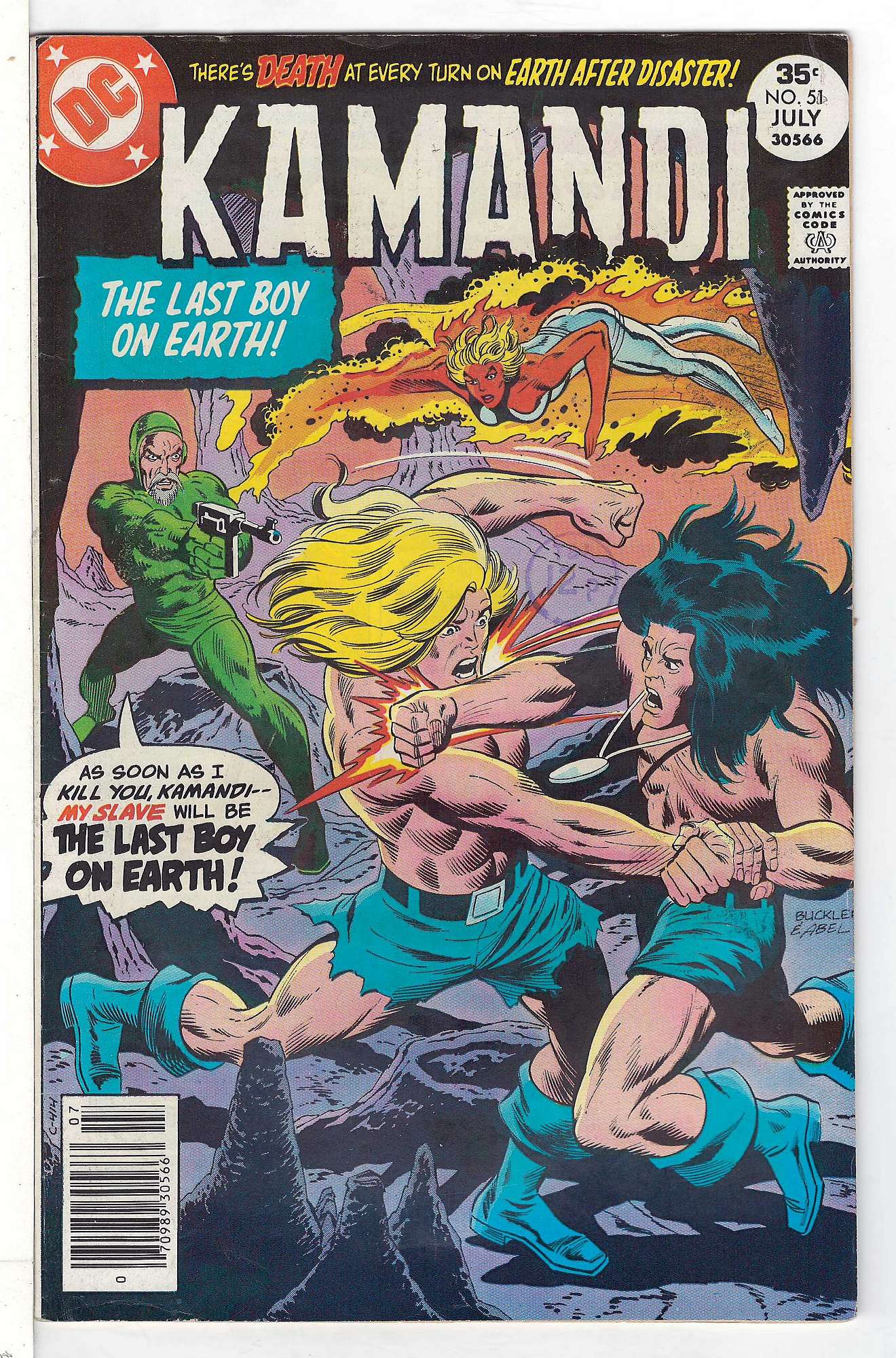 Cover of Kamandi (Vol 1) The Last Boy on Earth #51. One of 250,000 Vintage American Comics on sale from Krypton!