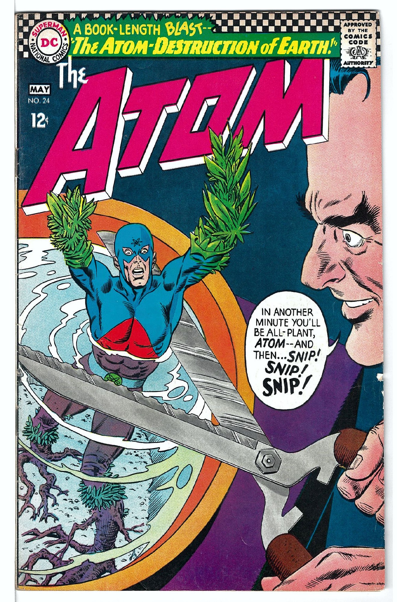 Cover of Atom (Vol 1) The #24. One of 250,000 Vintage American Comics on sale from Krypton!