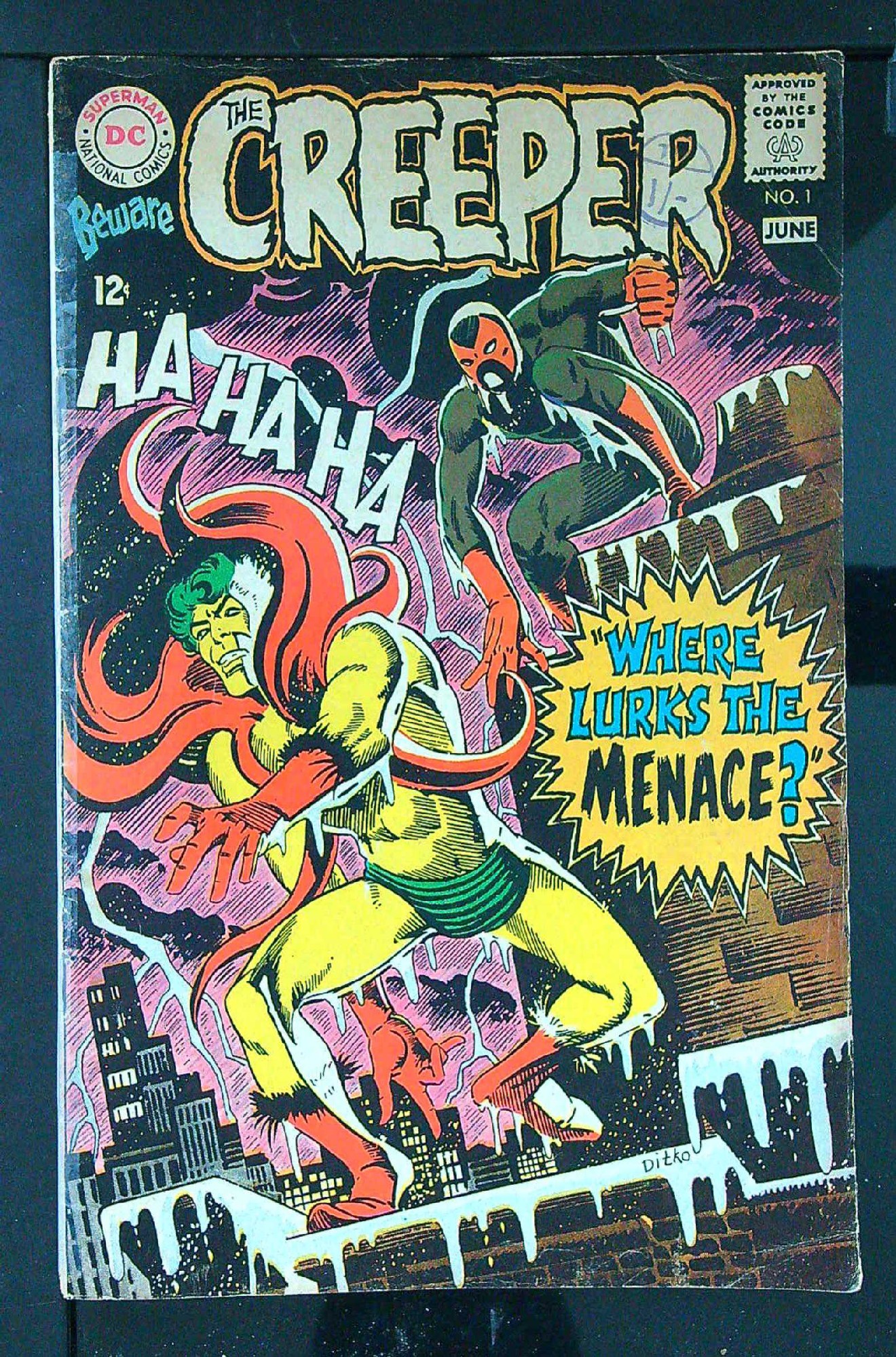 Cover of Creeper (Vol 1)  Beware The #1. One of 250,000 Vintage American Comics on sale from Krypton!