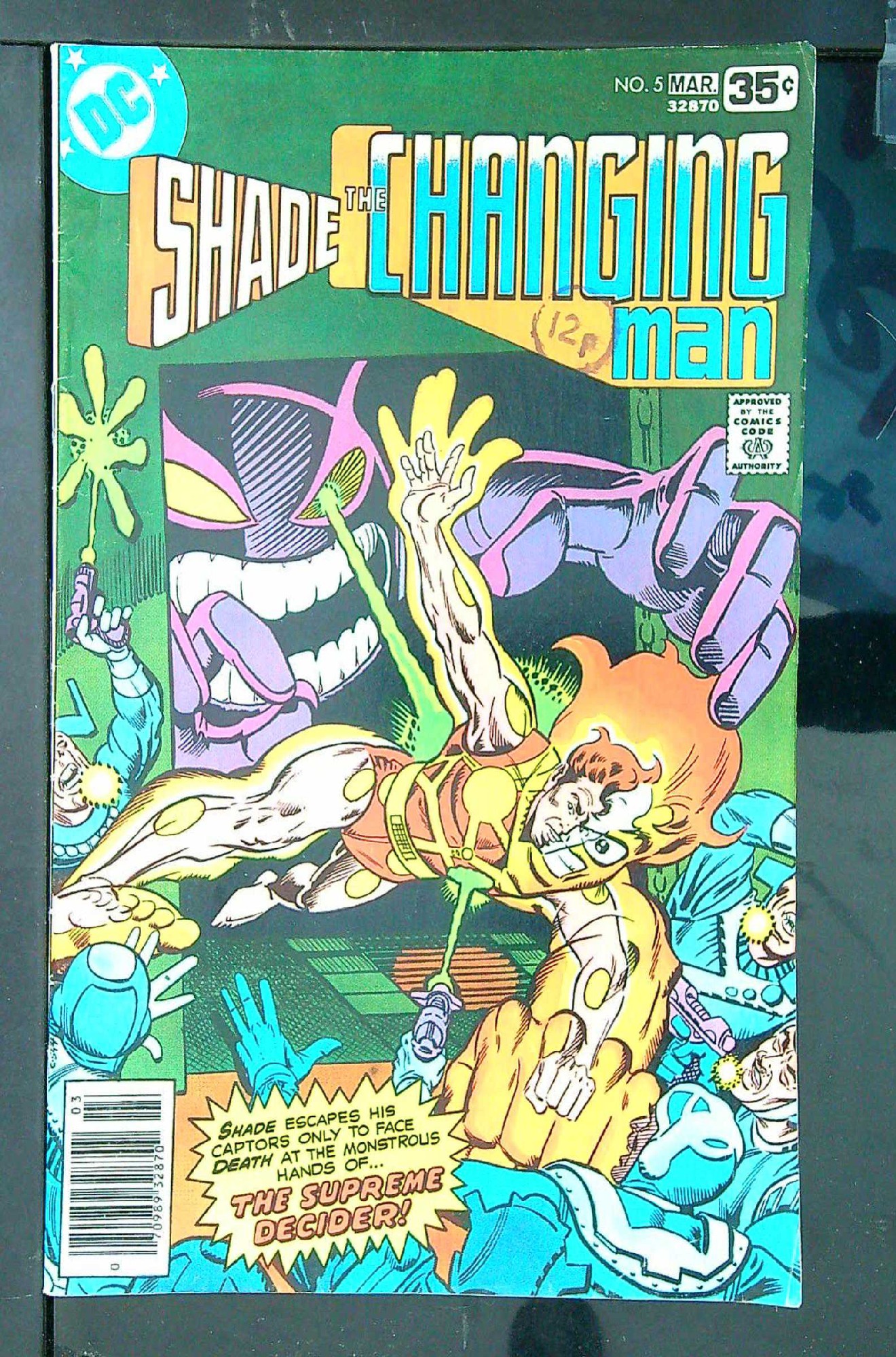 Cover of Shade: The Changing Man (Vol 1) #5. One of 250,000 Vintage American Comics on sale from Krypton!