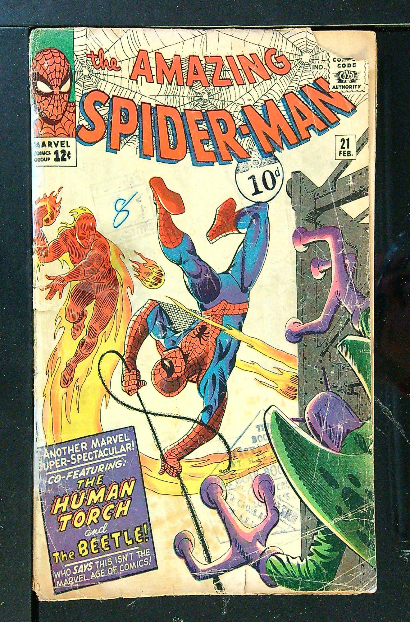 Cover of Amazing Spider-Man (Vol 1) #21. One of 250,000 Vintage American Comics on sale from Krypton!