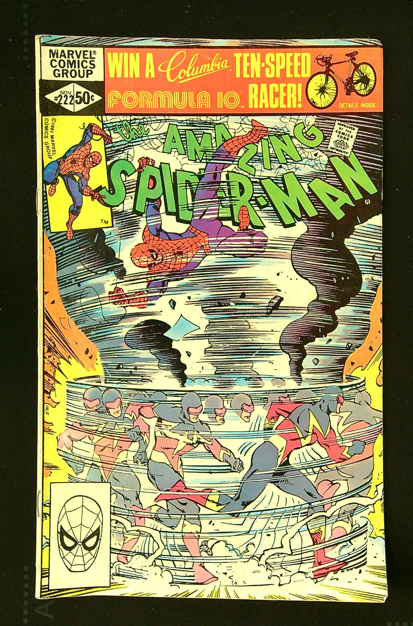 ACTUAL SCAN OF COMIC!<br> Cover of Amazing Spider-Man (Vol 1) #222. One of 250,000 Vintage American Comics on sale from Krypton!