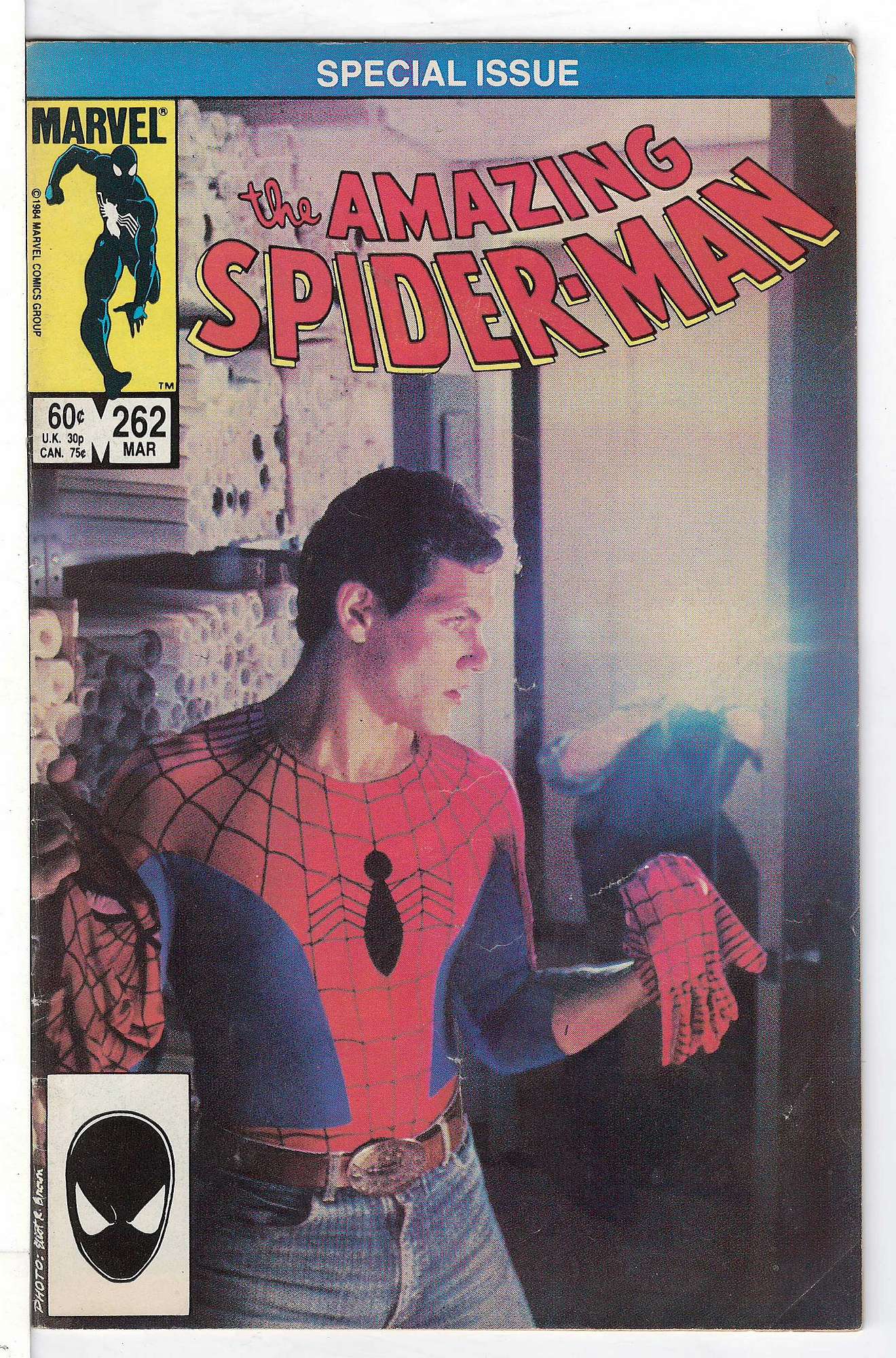 ACTUAL SCAN OF COMIC!<br> Cover of Amazing Spider-Man (Vol 1) #262. One of 250,000 Vintage American Comics on sale from Krypton!