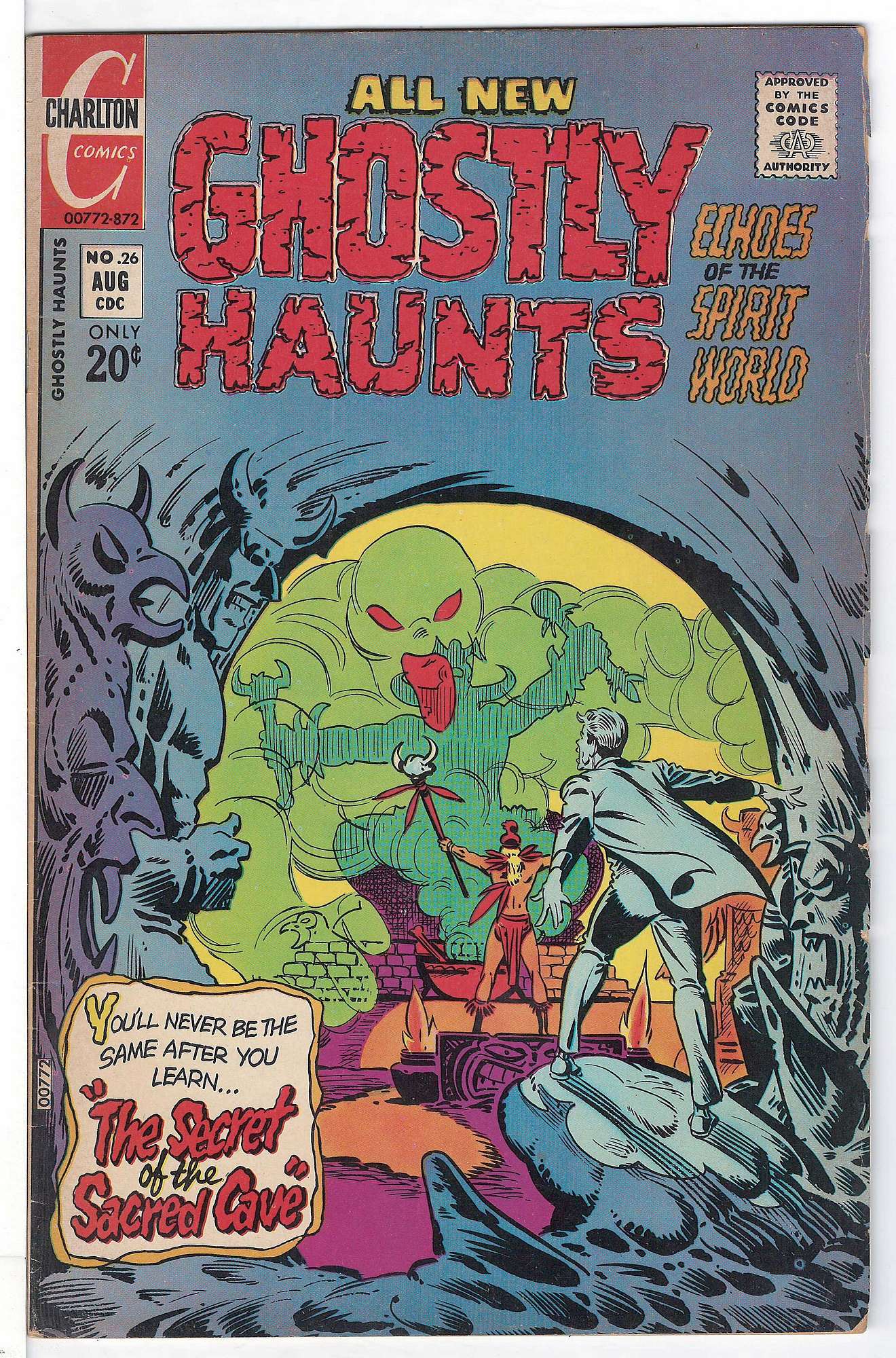ACTUAL SCAN OF COMIC!<br> Cover of Ghostly Haunts (Vol 1) #26. One of 250,000 Vintage American Comics on sale from Krypton!