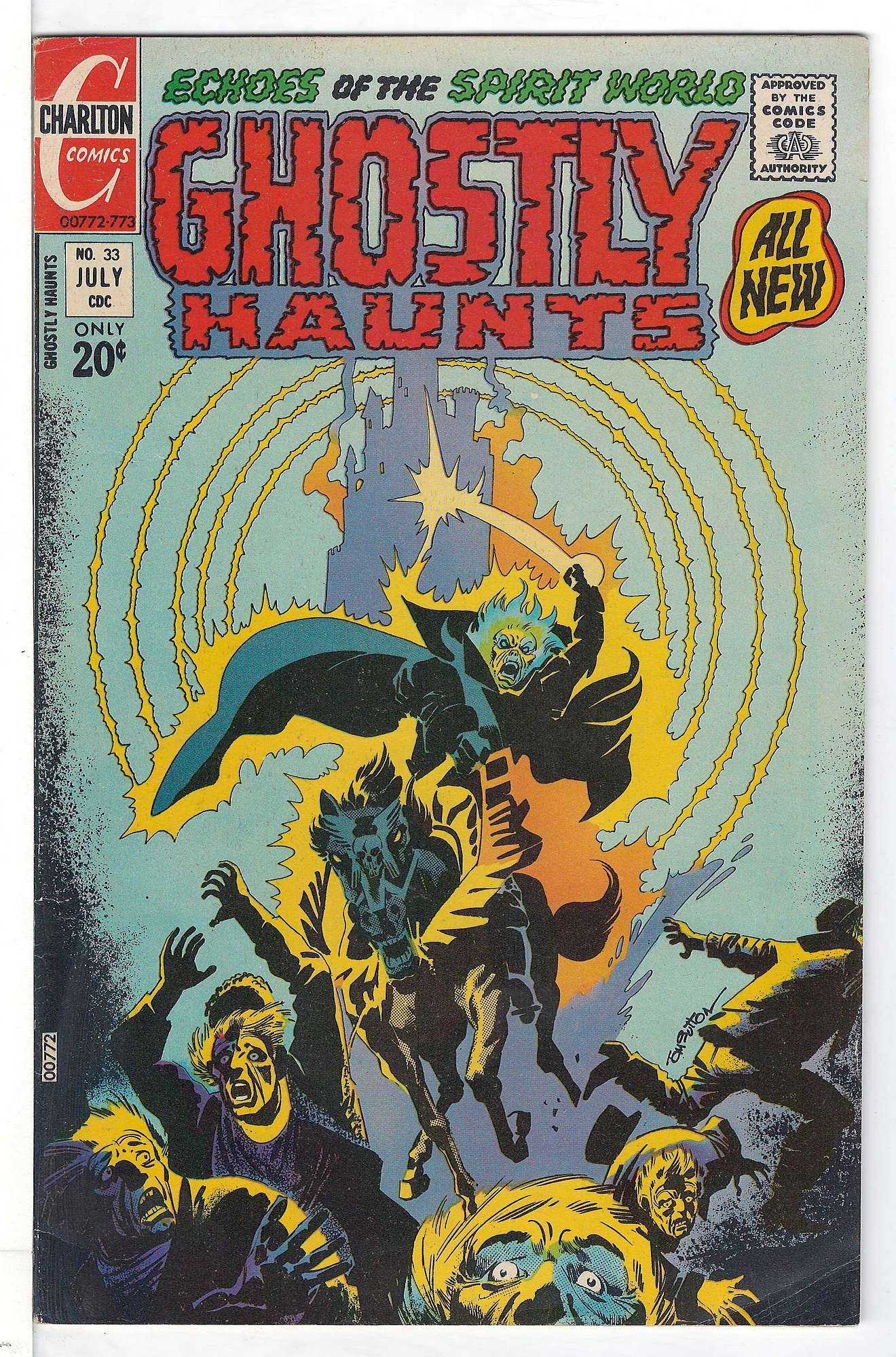 ACTUAL SCAN OF COMIC!<br> Cover of Ghostly Haunts (Vol 1) #33. One of 250,000 Vintage American Comics on sale from Krypton!