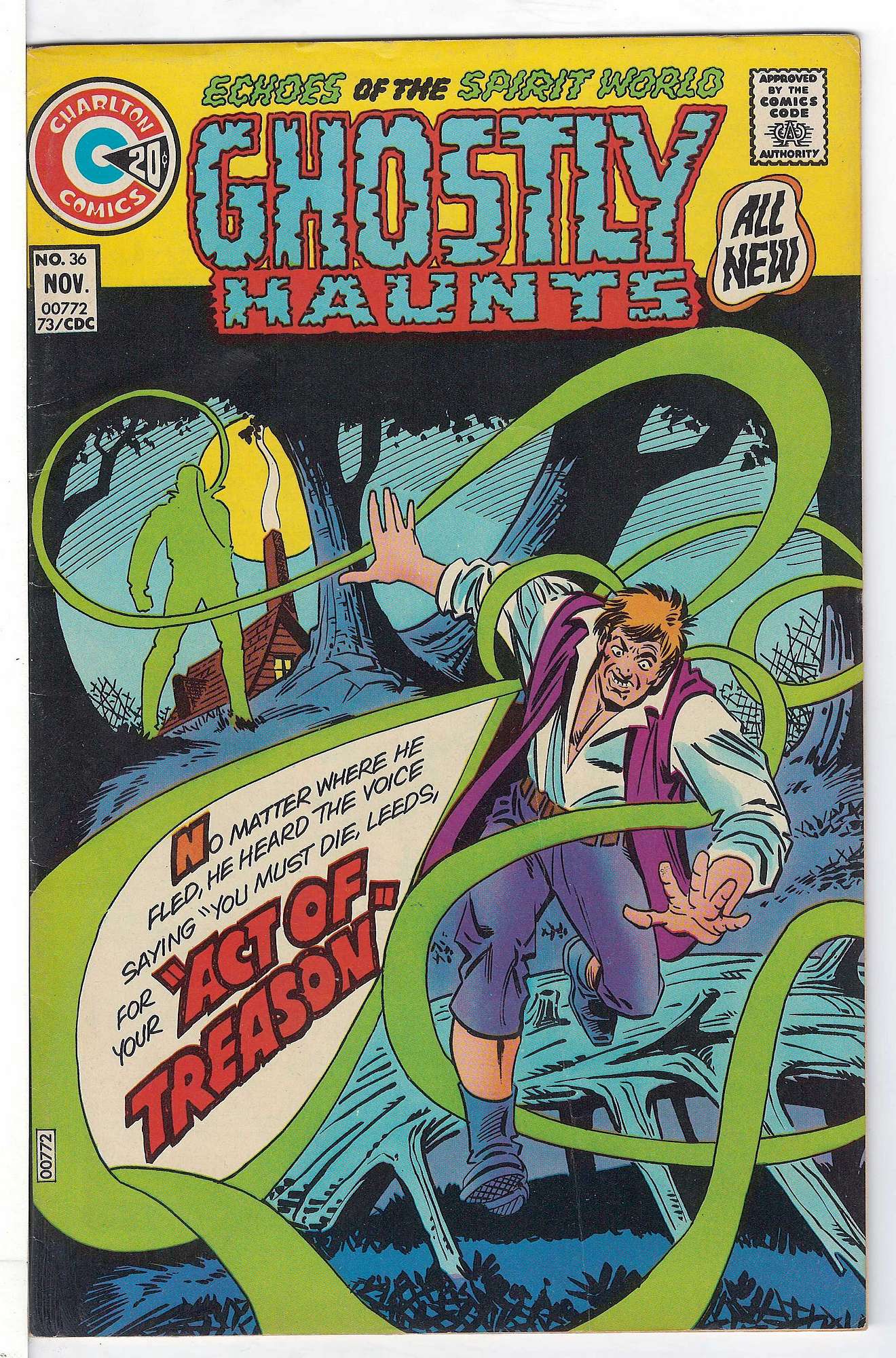 Cover of Ghostly Haunts (Vol 1) #36. One of 250,000 Vintage American Comics on sale from Krypton!