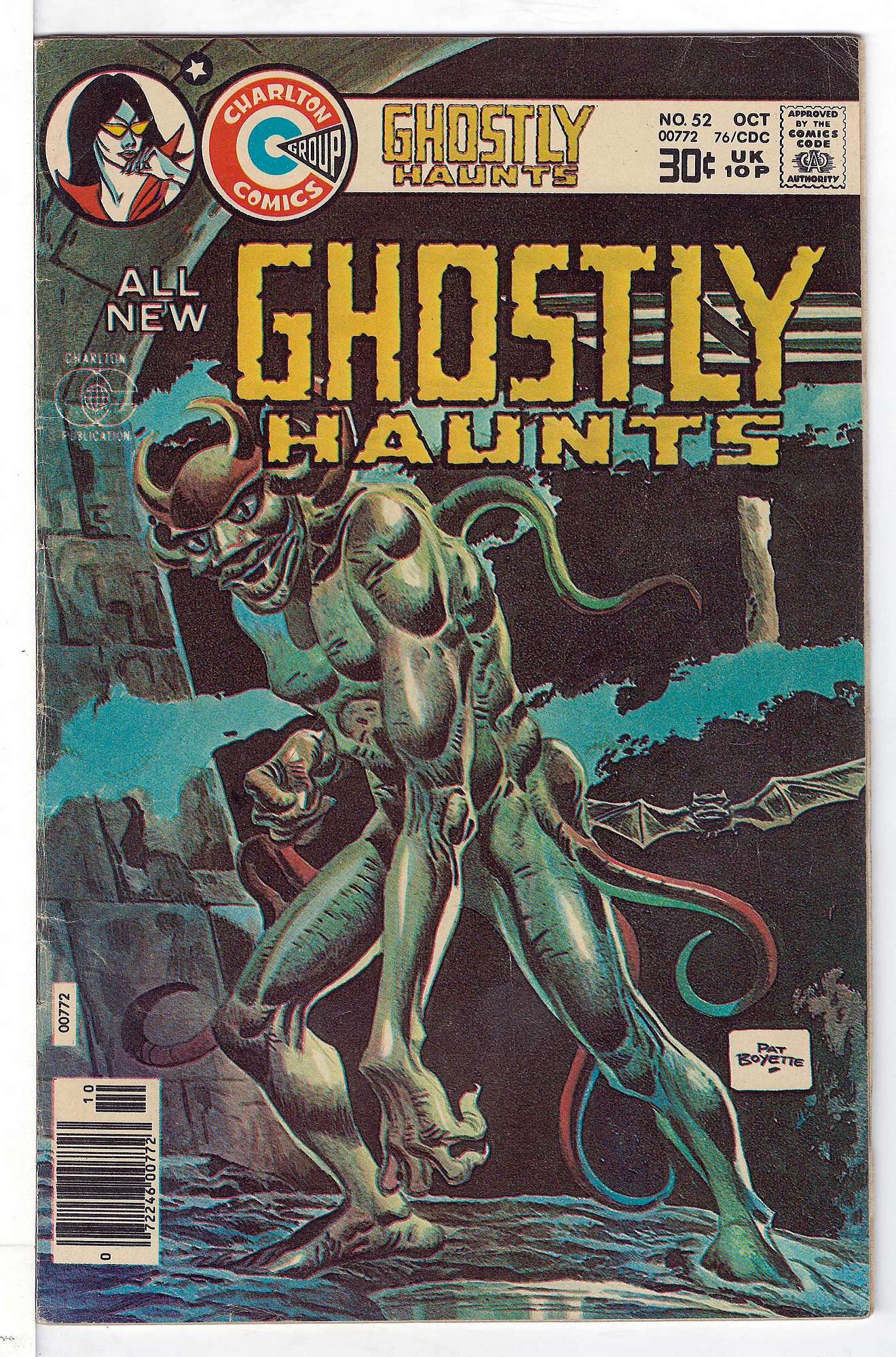 Cover of Ghostly Haunts (Vol 1) #52. One of 250,000 Vintage American Comics on sale from Krypton!