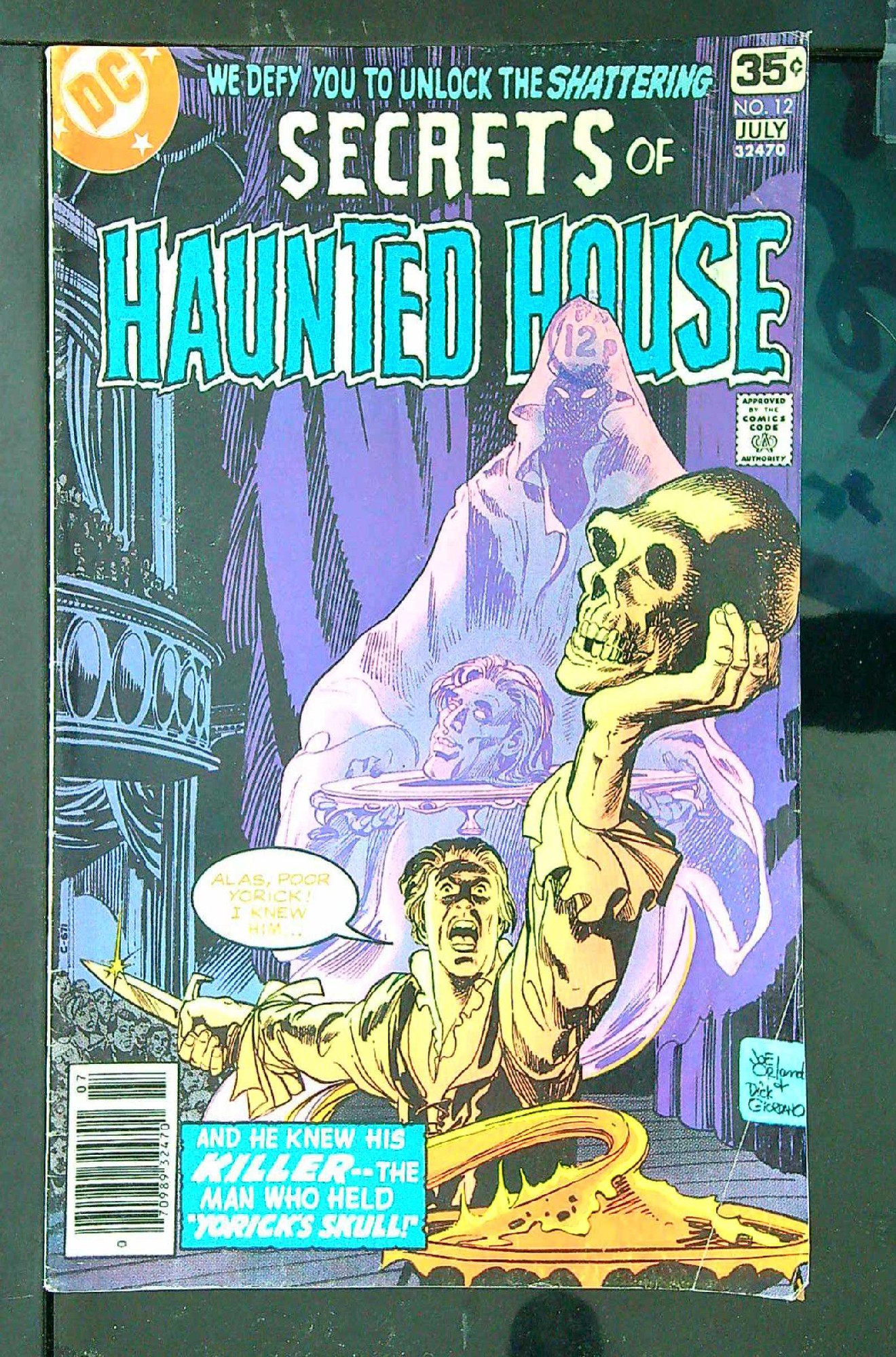 Cover of Secrets of Haunted House (Vol 1) #12. One of 250,000 Vintage American Comics on sale from Krypton!