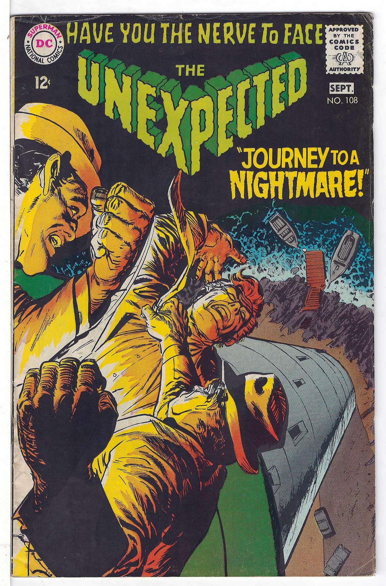 ACTUAL SCAN OF COMIC!<br> Cover of Unexpected (Vol 1) #108. One of 250,000 Vintage American Comics on sale from Krypton!