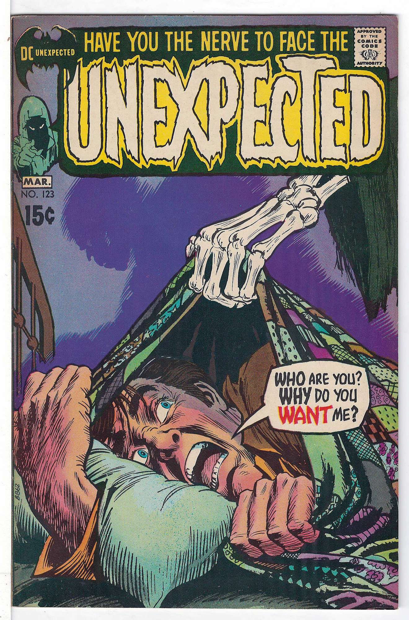 ACTUAL SCAN OF COMIC!<br> Cover of Unexpected (Vol 1) #123. One of 250,000 Vintage American Comics on sale from Krypton!