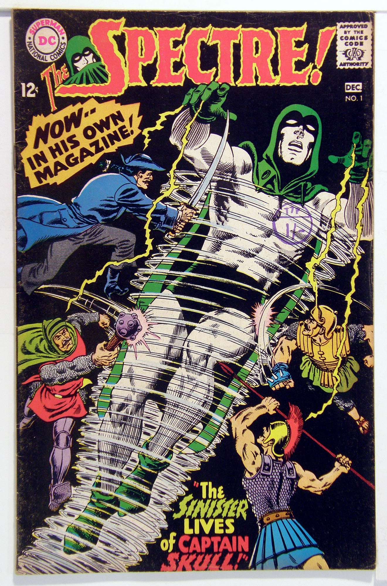 ACTUAL SCAN OF COMIC!<br> Cover of Spectre (Vol 1) #1. One of 250,000 Vintage American Comics on sale from Krypton!
