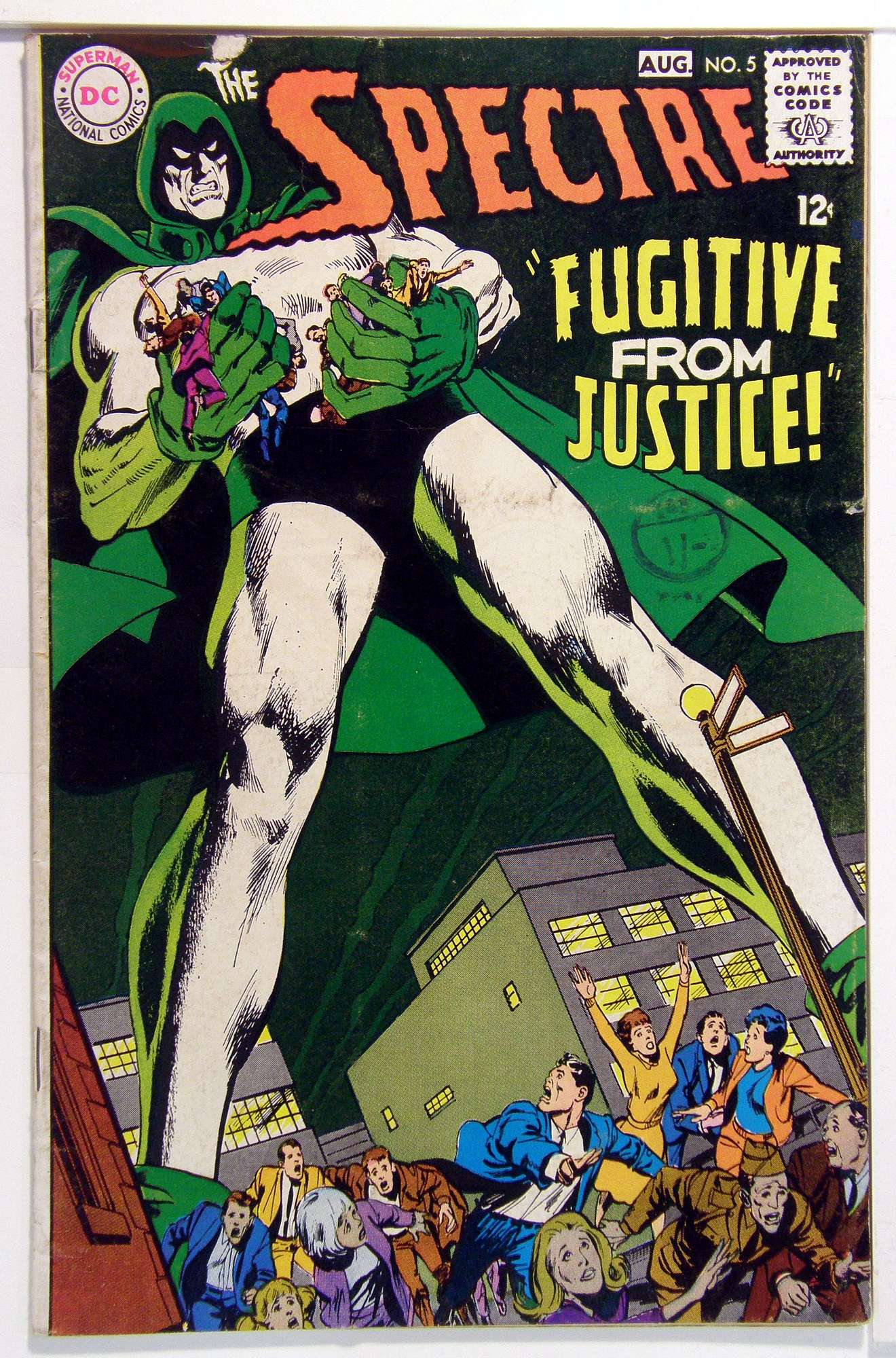 ACTUAL SCAN OF COMIC!<br> Cover of Spectre (Vol 1) #5. One of 250,000 Vintage American Comics on sale from Krypton!