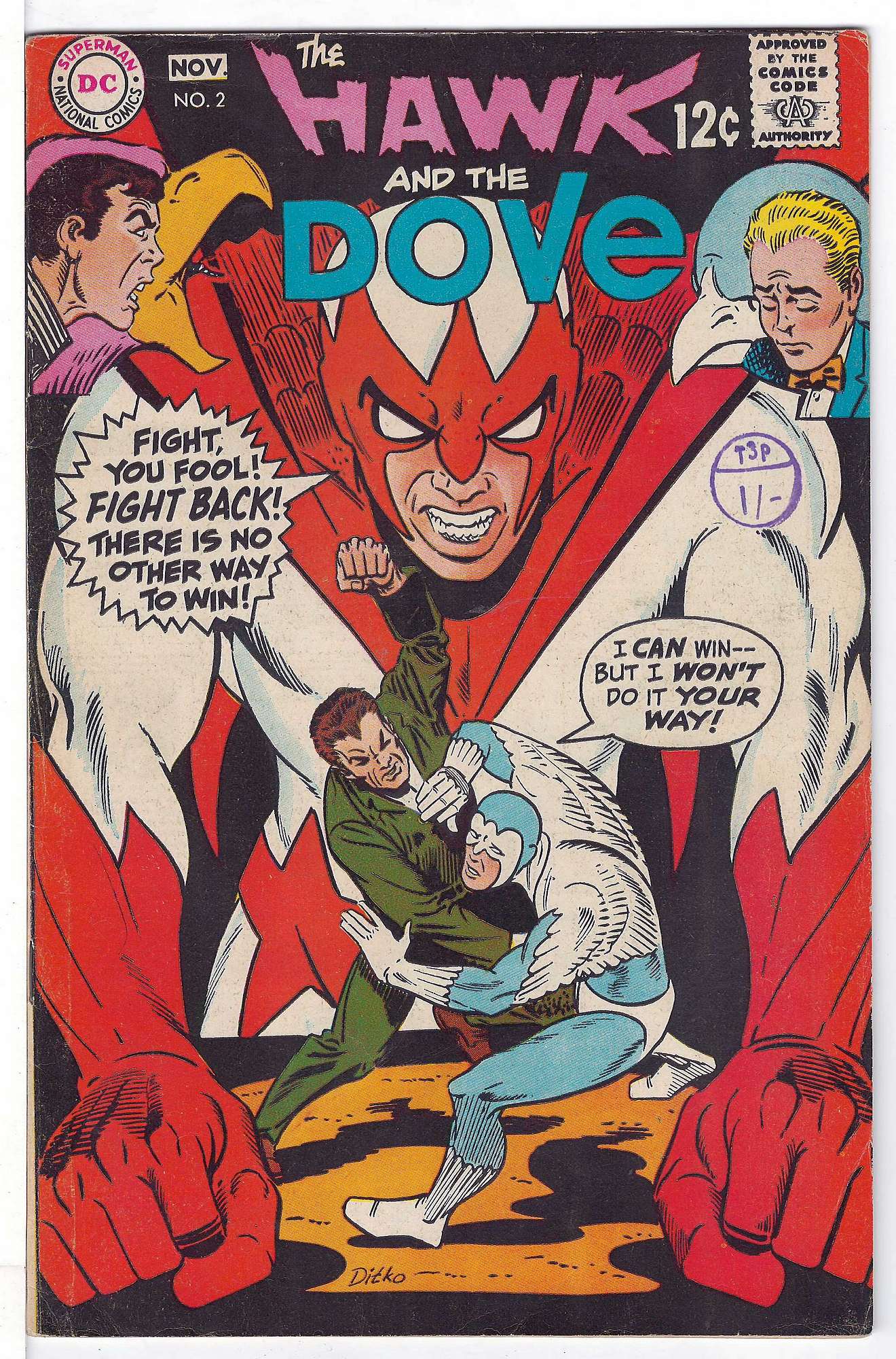 Cover of Hawk & Dove (Vol 1) The #2. One of 250,000 Vintage American Comics on sale from Krypton!