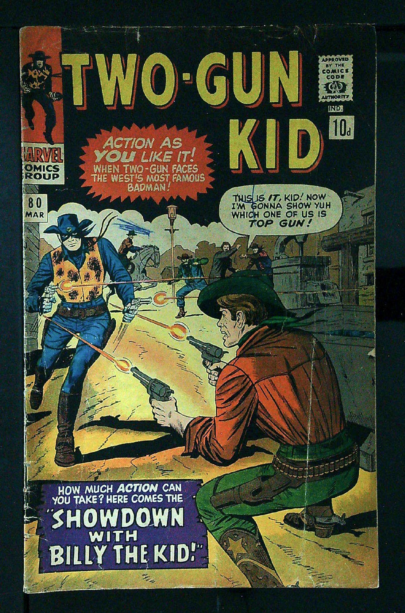 Cover of Two Gun Kid  #80. One of 250,000 Vintage American Comics on sale from Krypton!