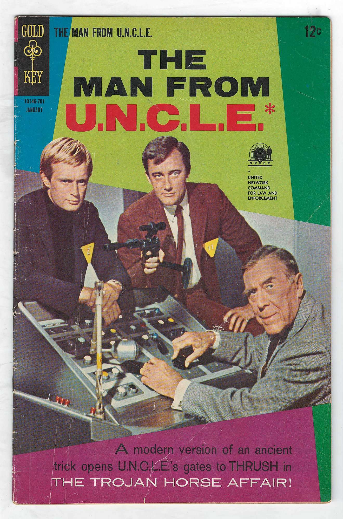 ACTUAL SCAN OF COMIC!<br> Cover of Man From U.N.C.L.E. (Vol 1) The #10. One of 250,000 Vintage American Comics on sale from Krypton!