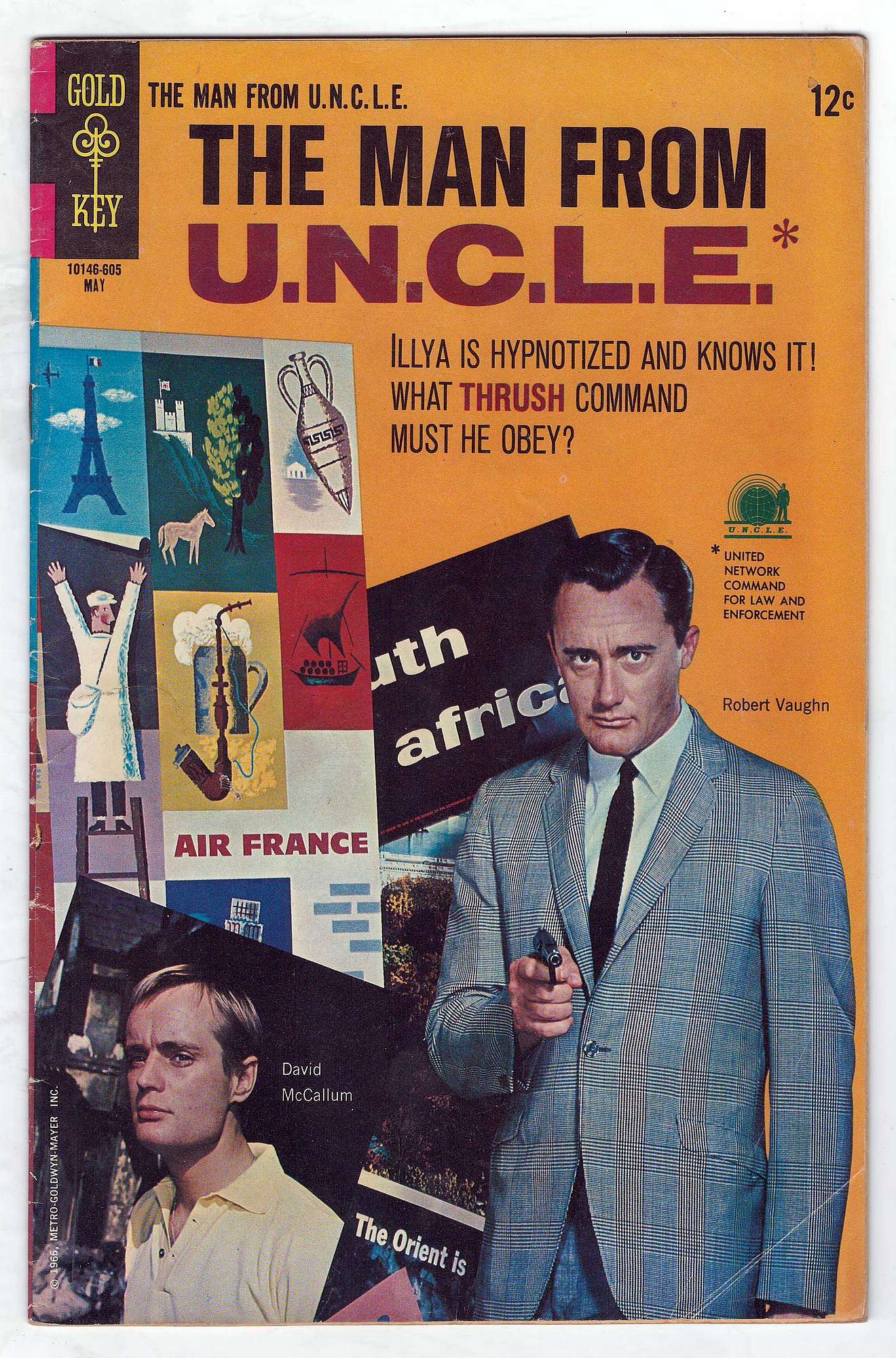 ACTUAL SCAN OF COMIC!<br> Cover of Man From U.N.C.L.E. (Vol 1) The #6. One of 250,000 Vintage American Comics on sale from Krypton!