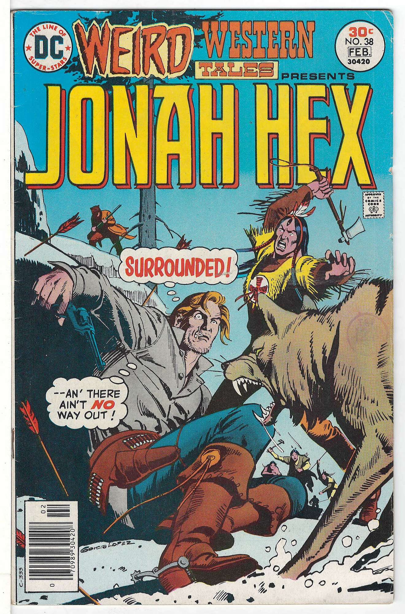 ACTUAL SCAN OF COMIC!<br> Cover of Weird Western Tales (Vol 1) #38. One of 250,000 Vintage American Comics on sale from Krypton!