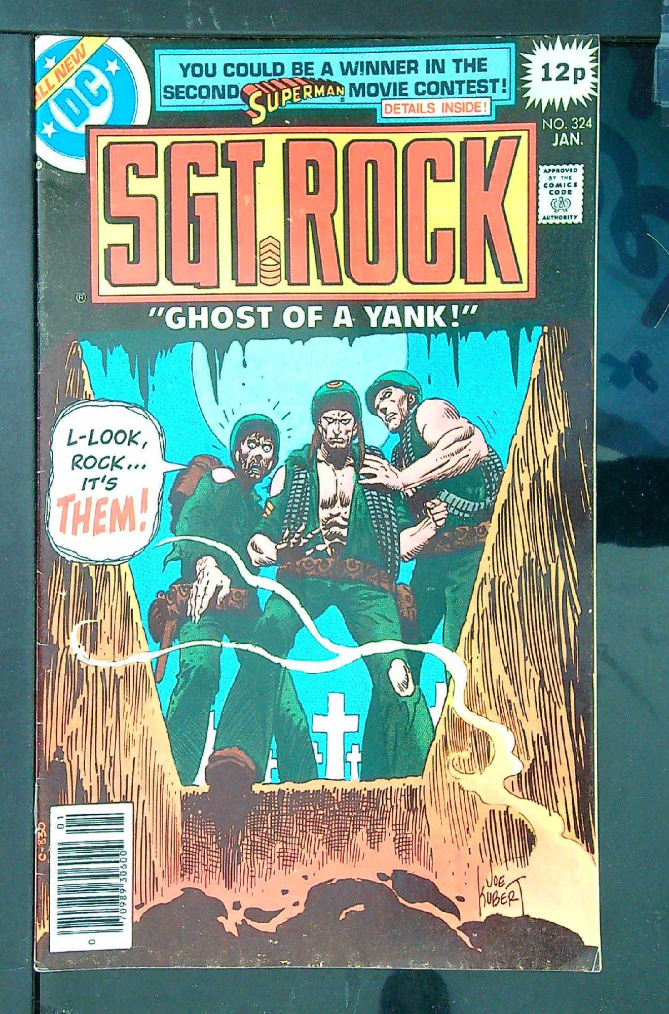 Cover of Sgt. Rock #324. One of 250,000 Vintage American Comics on sale from Krypton!