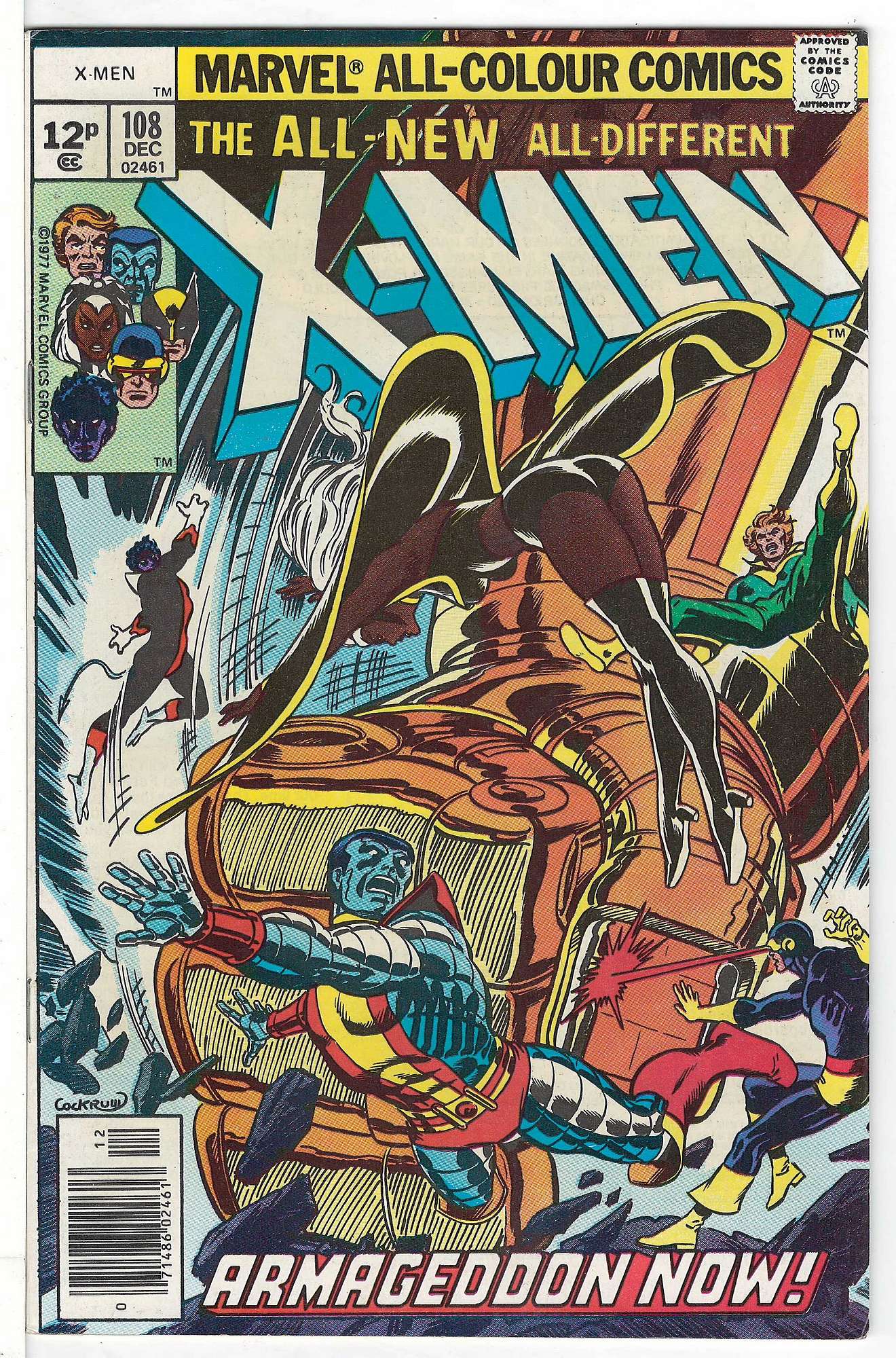 ACTUAL SCAN OF COMIC!<br> Cover of Uncanny X-Men (Vol 1) #108. One of 250,000 Vintage American Comics on sale from Krypton!