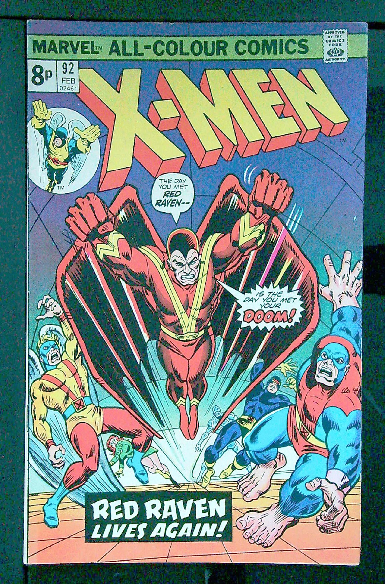 Cover of Uncanny X-Men (Vol 1) #92. One of 250,000 Vintage American Comics on sale from Krypton!
