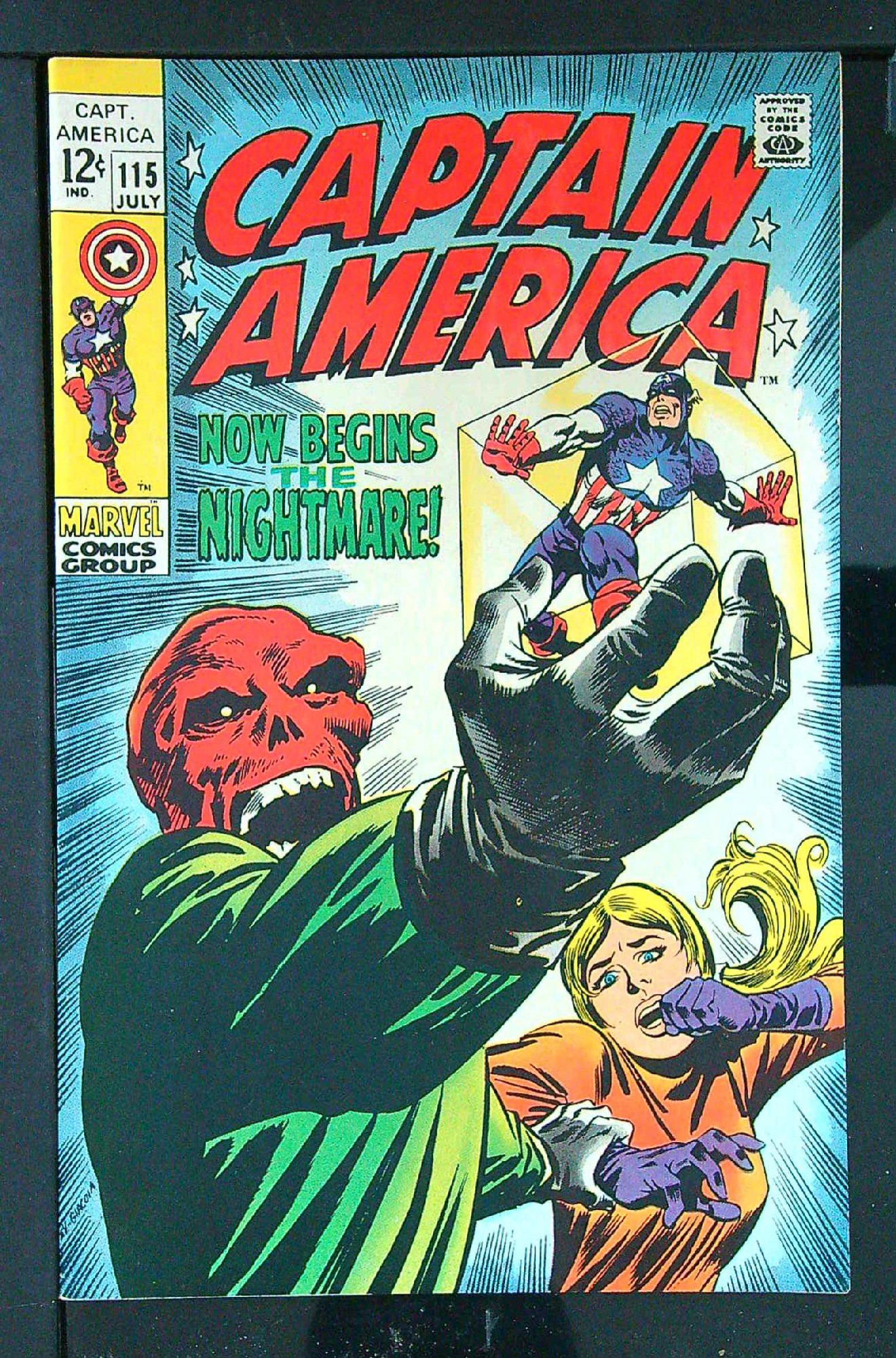 Cover of Captain America (Vol 1) #116. One of 250,000 Vintage American Comics on sale from Krypton!