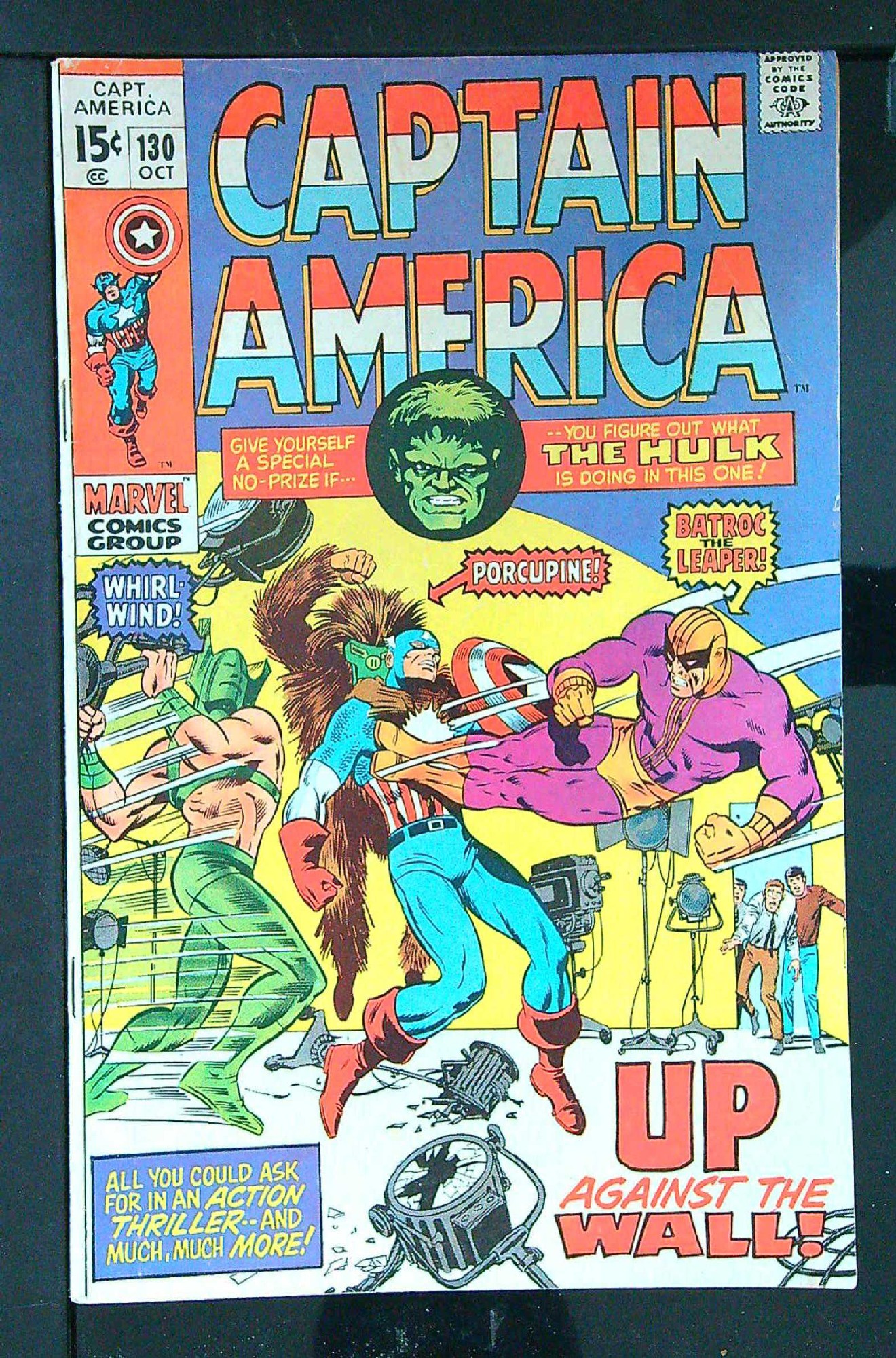 Cover of Captain America (Vol 1) #130. One of 250,000 Vintage American Comics on sale from Krypton!