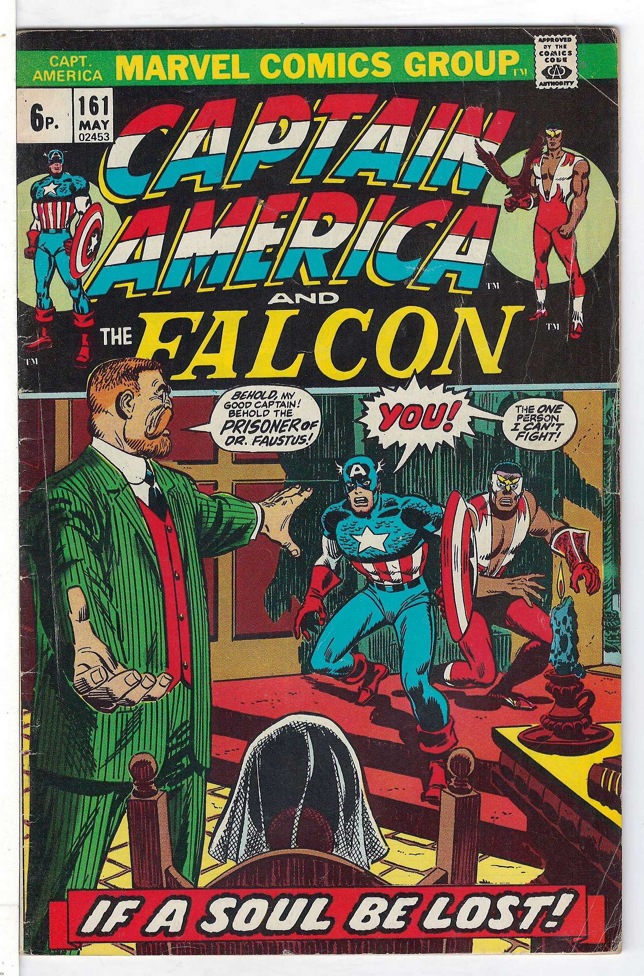Cover of Captain America (Vol 1) #161. One of 250,000 Vintage American Comics on sale from Krypton!