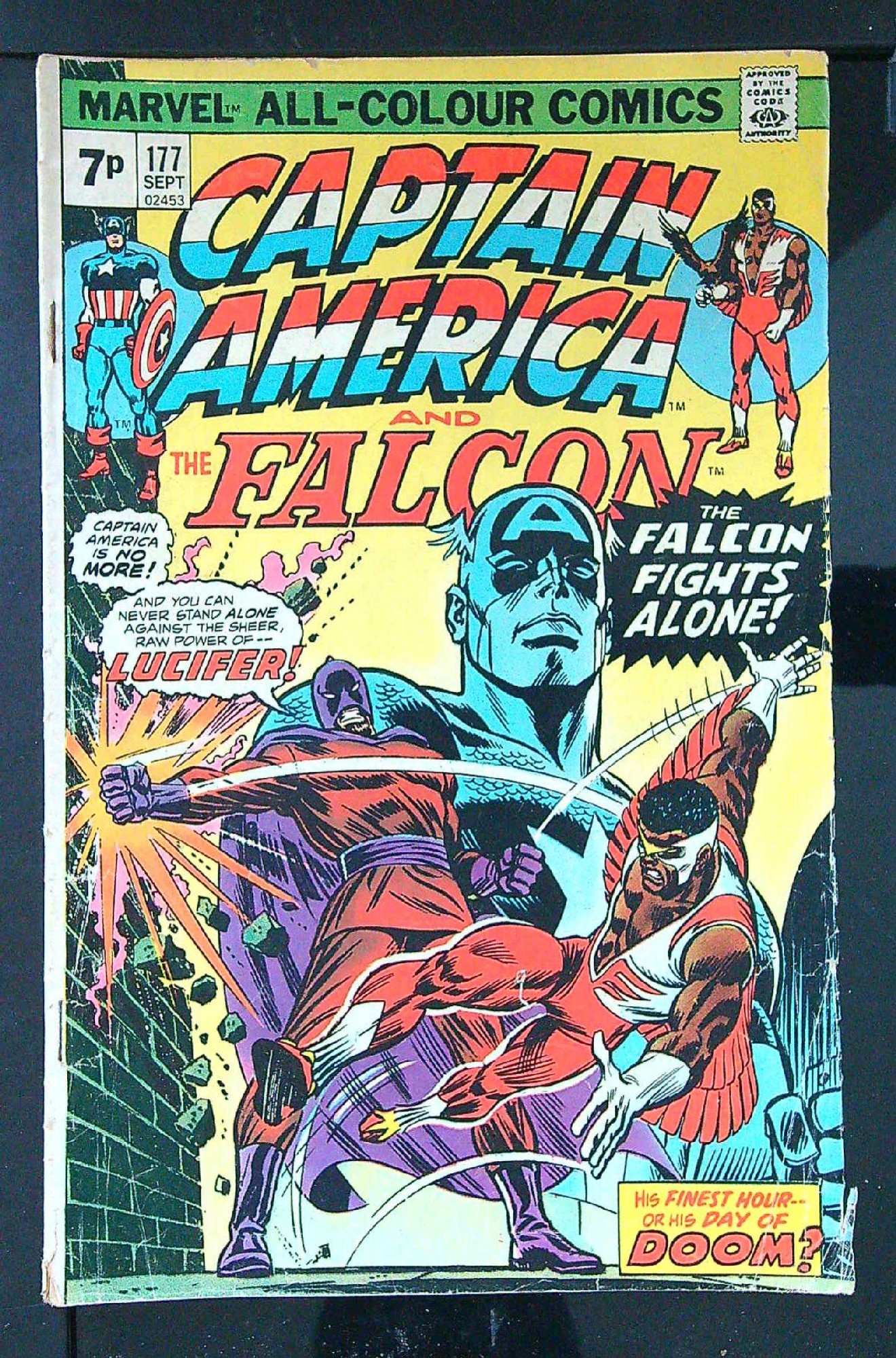 Cover of Captain America (Vol 1) #177. One of 250,000 Vintage American Comics on sale from Krypton!