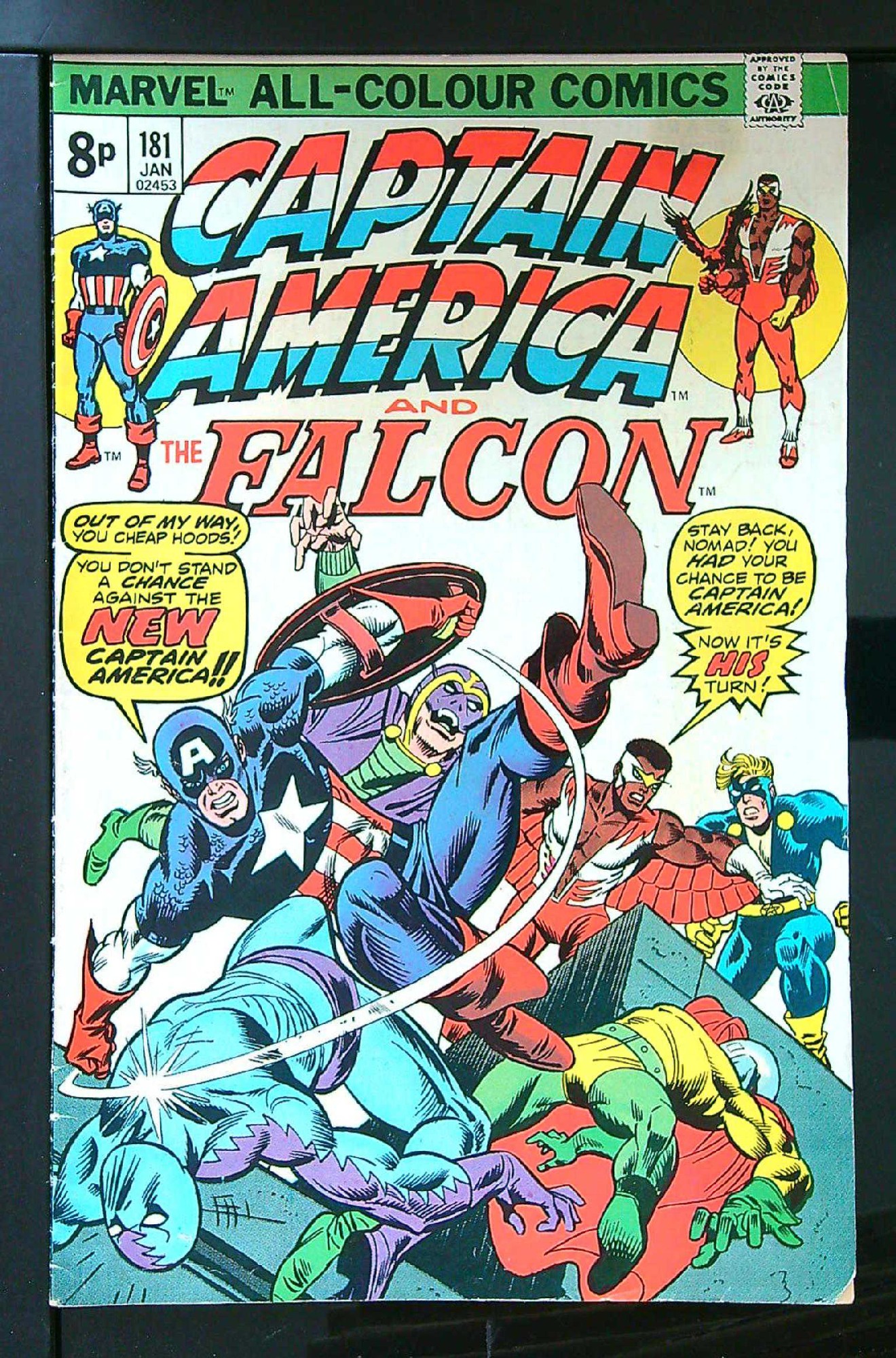Cover of Captain America (Vol 1) #181. One of 250,000 Vintage American Comics on sale from Krypton!