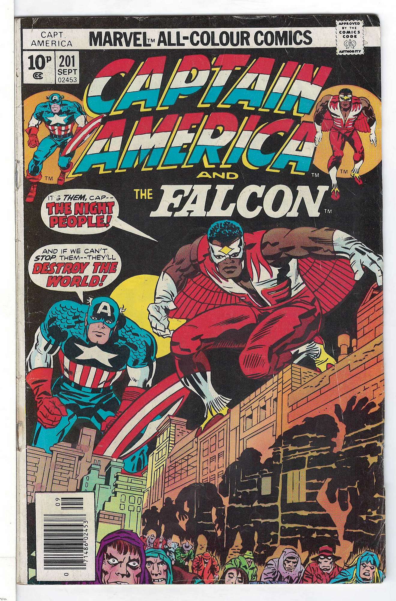 Cover of Captain America (Vol 1) #201. One of 250,000 Vintage American Comics on sale from Krypton!