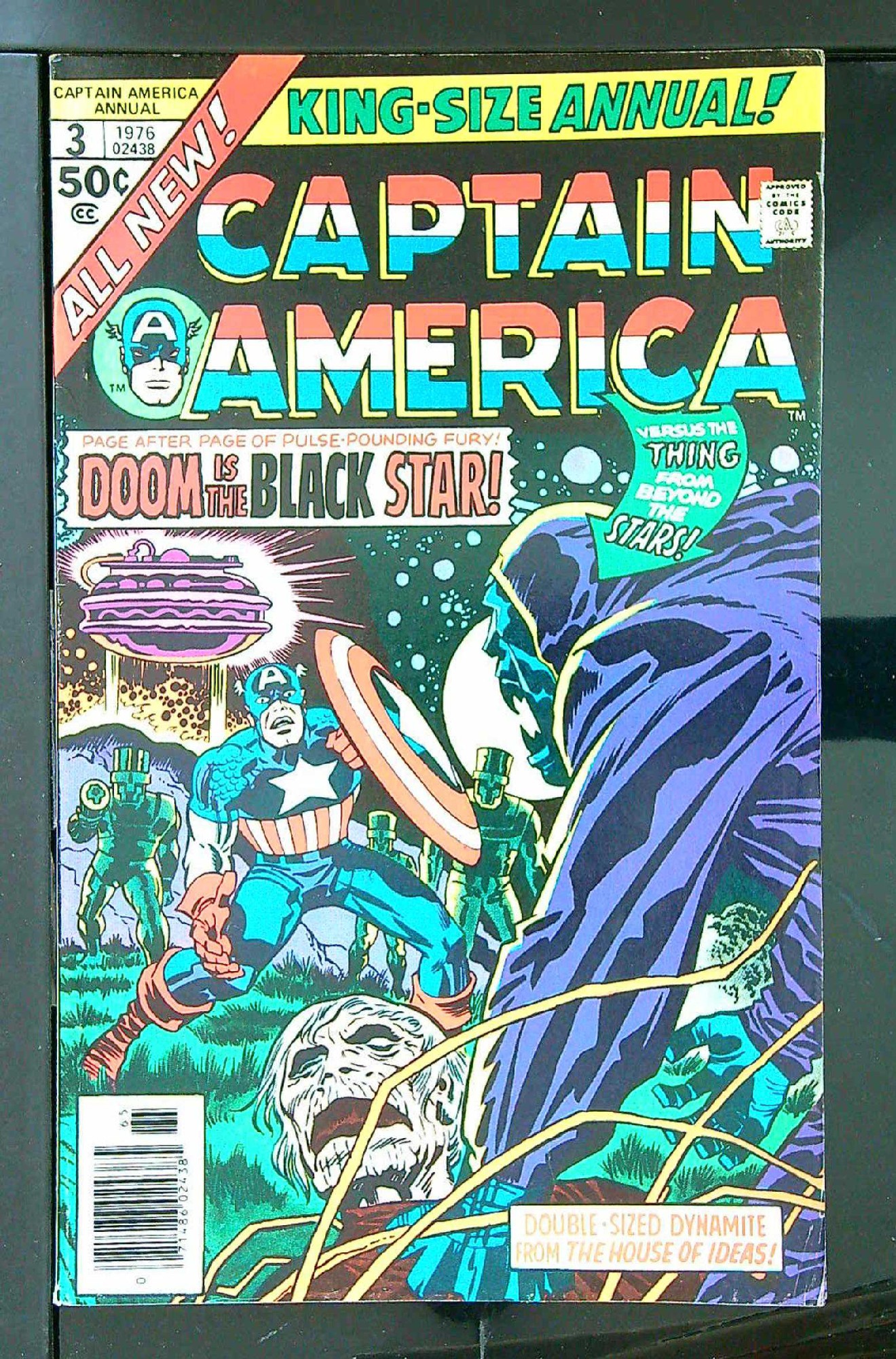 Cover of Captain America Annual #3. One of 250,000 Vintage American Comics on sale from Krypton!
