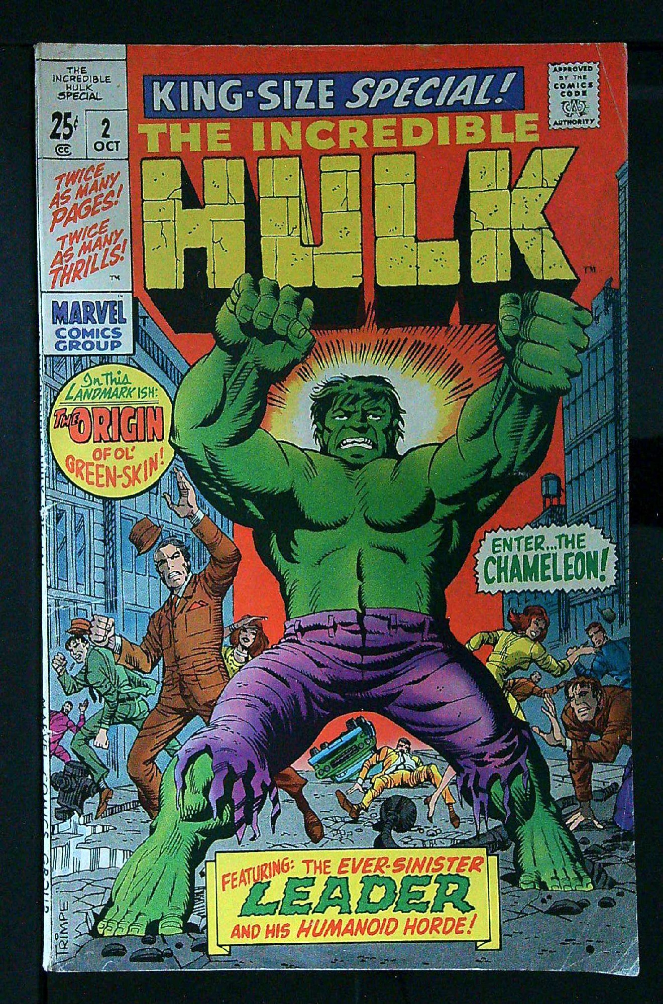 Cover of Incredible Hulk Annual #2. One of 250,000 Vintage American Comics on sale from Krypton!