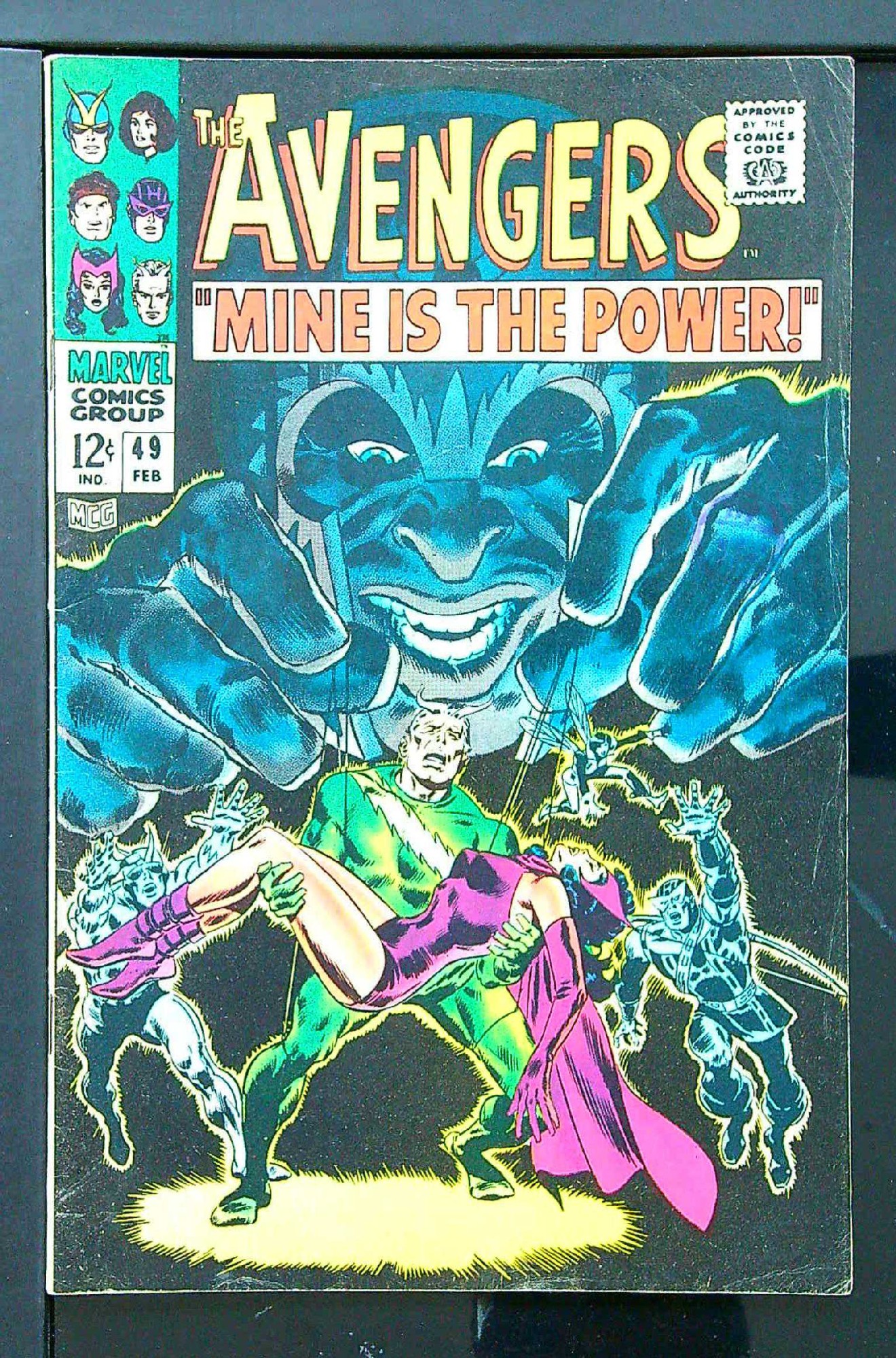 Cover of Avengers (Vol 1) #49. One of 250,000 Vintage American Comics on sale from Krypton!