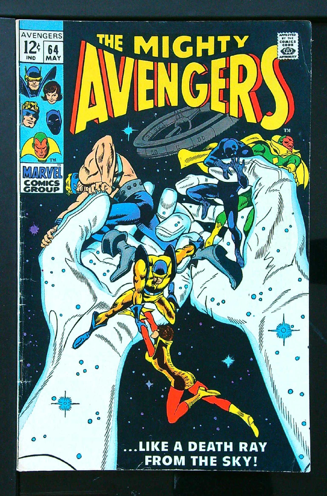 Cover of Avengers (Vol 1) #64. One of 250,000 Vintage American Comics on sale from Krypton!