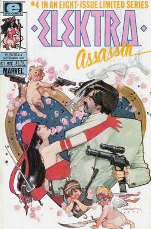 Cover of Elektra: Assassin (1986 Ltd) #4. One of 250,000 Vintage American Comics on sale from Krypton!