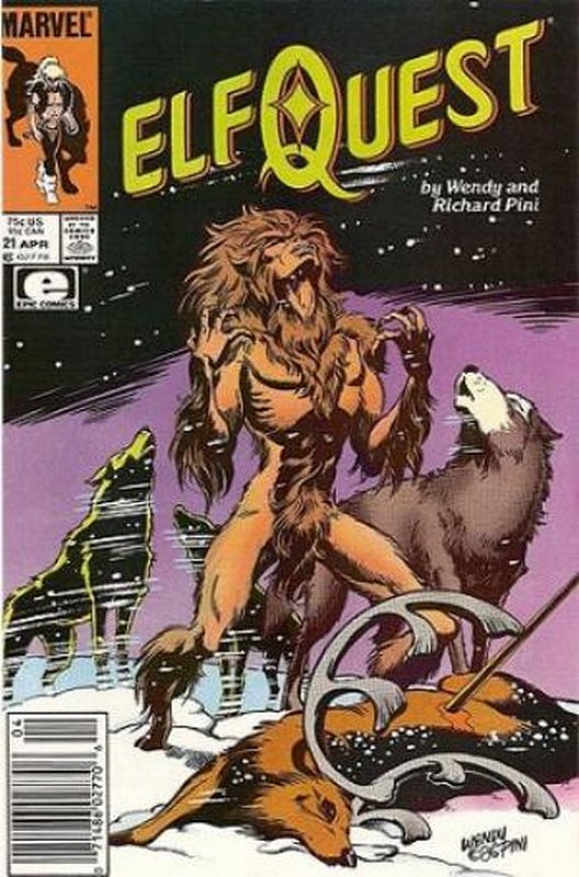 Cover of Elfquest (Epic) #21. One of 250,000 Vintage American Comics on sale from Krypton!