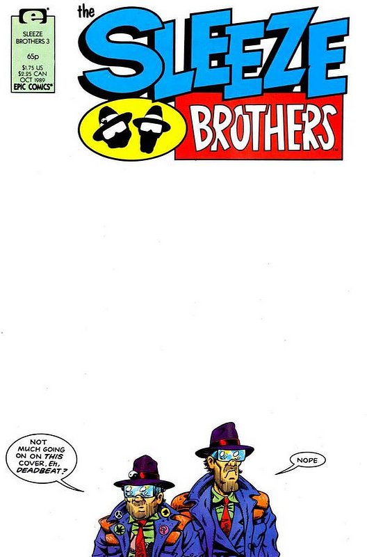 Cover of Sleeze Brothers #3. One of 250,000 Vintage American Comics on sale from Krypton!