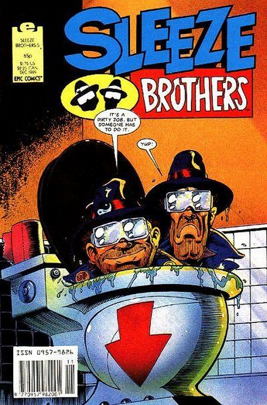 Cover of Sleeze Brothers #5. One of 250,000 Vintage American Comics on sale from Krypton!