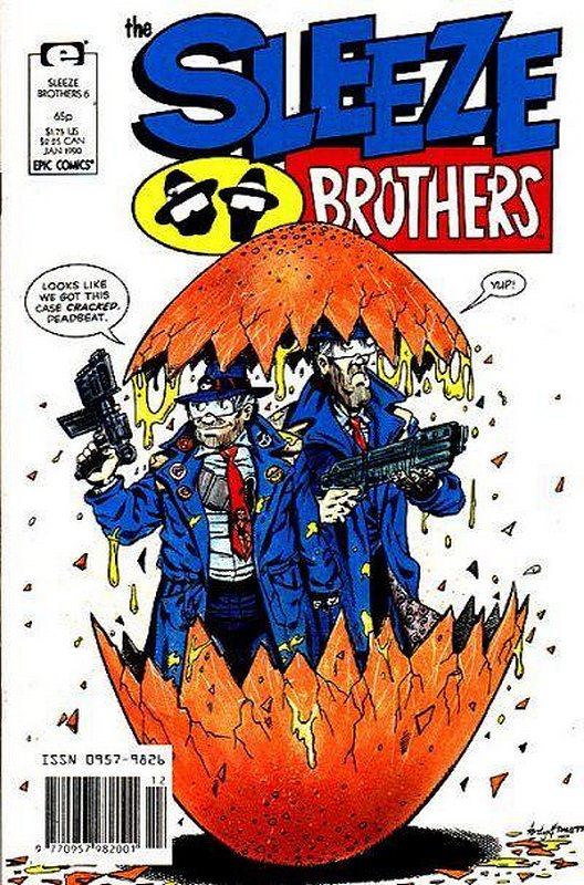 Cover of Sleeze Brothers #6. One of 250,000 Vintage American Comics on sale from Krypton!