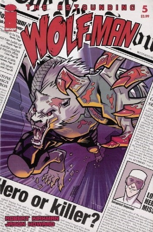 Cover of Astounding Wolf-Man (Vol 1) #5. One of 250,000 Vintage American Comics on sale from Krypton!