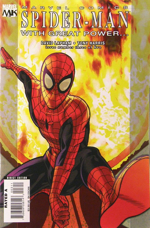 Cover of Spider-Man: With great power #3. One of 250,000 Vintage American Comics on sale from Krypton!
