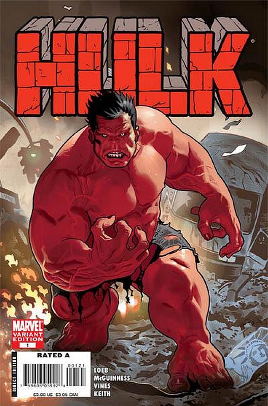 Cover of Hulk (Red) #1. One of 250,000 Vintage American Comics on sale from Krypton!