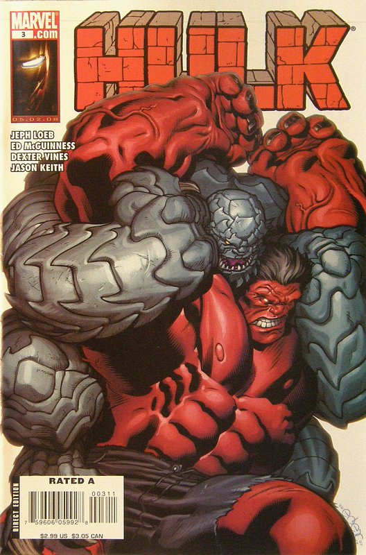 Cover of Hulk (Red) #3. One of 250,000 Vintage American Comics on sale from Krypton!