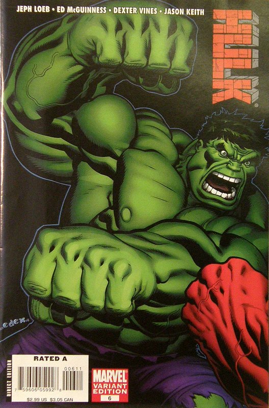 Cover of Hulk (Red) #6. One of 250,000 Vintage American Comics on sale from Krypton!
