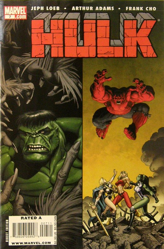 Cover of Hulk (Red) #7. One of 250,000 Vintage American Comics on sale from Krypton!