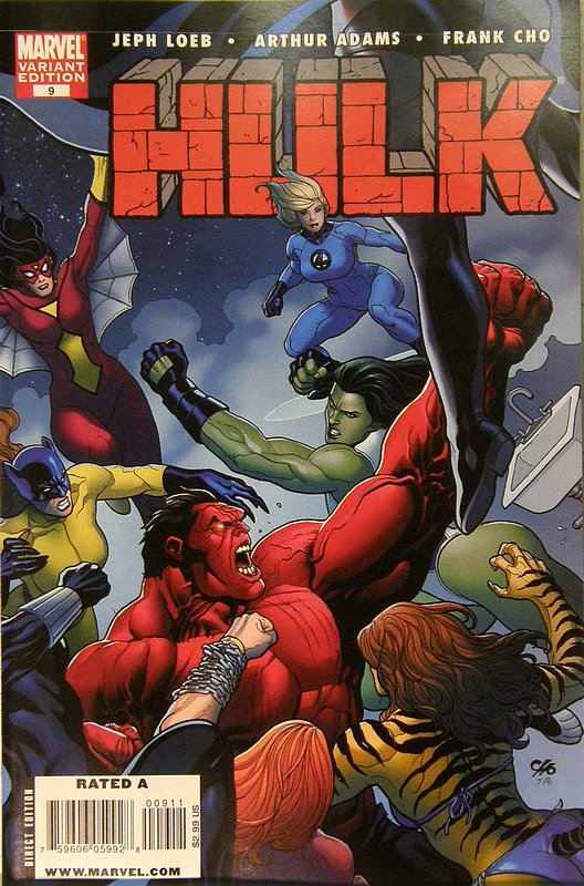 Cover of Hulk (Red) #9. One of 250,000 Vintage American Comics on sale from Krypton!