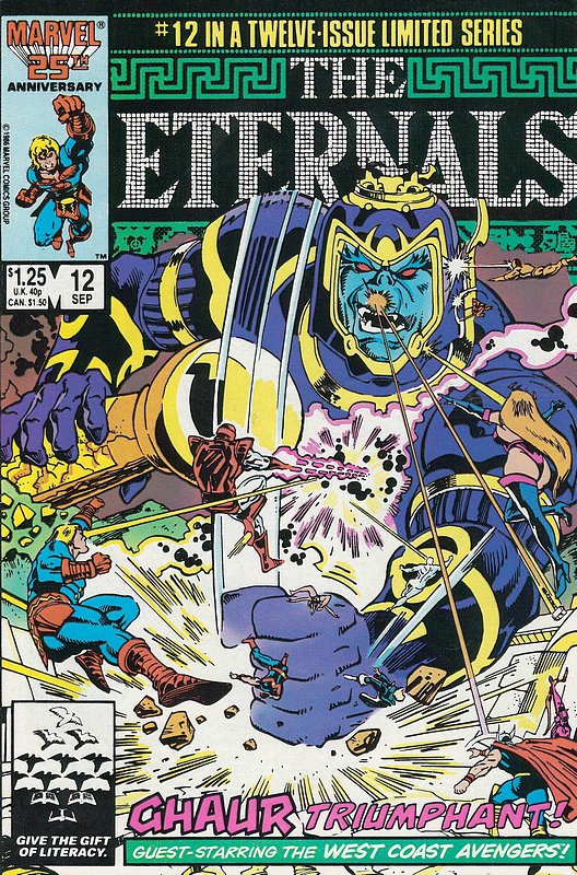 Cover of Eternals (1985-86 Ltd) #12. One of 250,000 Vintage American Comics on sale from Krypton!