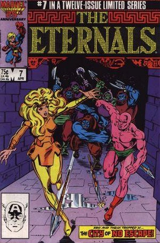 Cover of Eternals (1985-86 Ltd) #7. One of 250,000 Vintage American Comics on sale from Krypton!